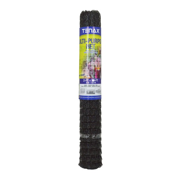 Tenax 2' x 50' Black Multipurpose Fence 60041909