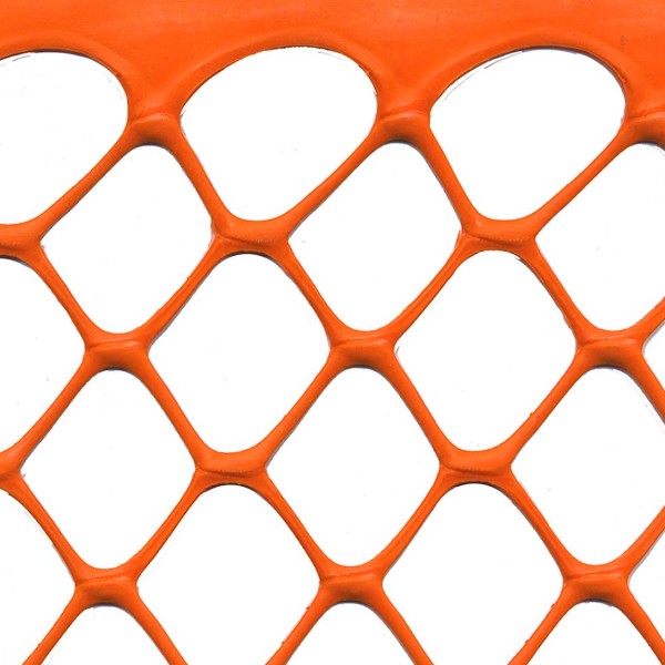 100' L x 4' H Tenax Guardian LW Construction Warning Barrier - Orange