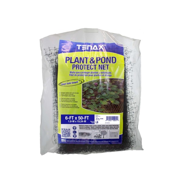 Tenax Plant and Pond Protect Net Bag 6' x 50' Black - 2A160063