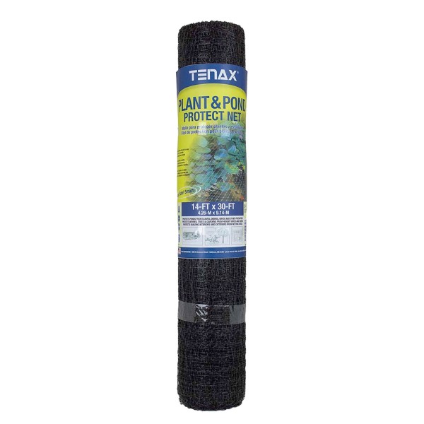 30' L x 14' H Tenax Plant and Pond Aquaculture Netting - Black