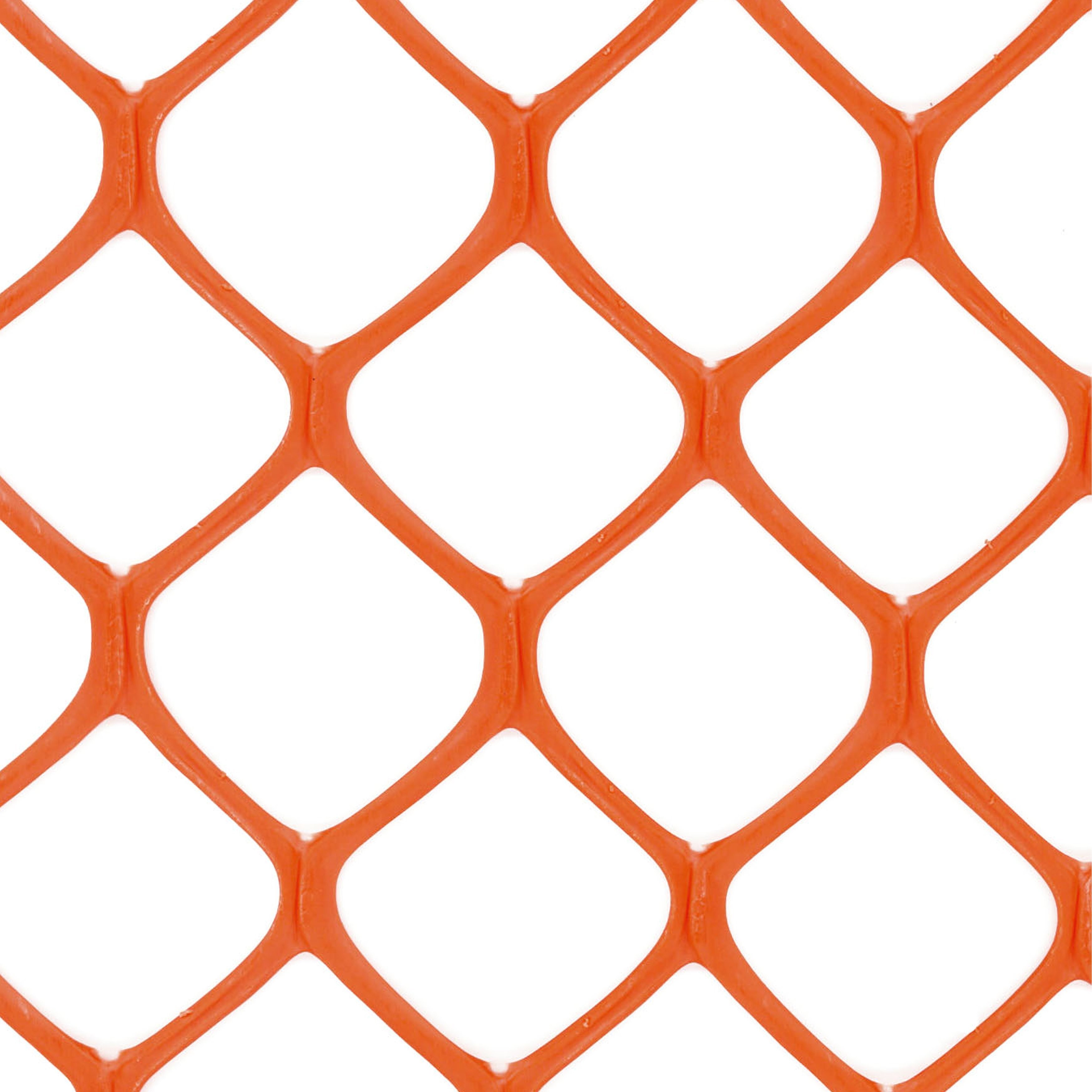 100' L x 4' Tenax Sentry XLW Construction Safety Netting - Orange