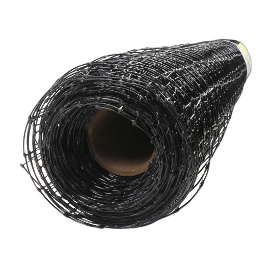 100' L x 4' H Tenax Small Animal and Pet Fencing - Black