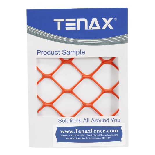 Tenax Sentry LW Fence Sample - Orange