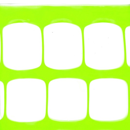 Tenax Fluorescent Yellow Guardian Warning Safety Barrier HD 4' x 100' (1.75" x 1.75") - 2A250068