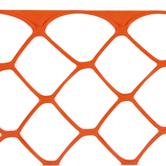 100' L x 4' H Tenax Guardian HD Construction Warning Barrier - Orange