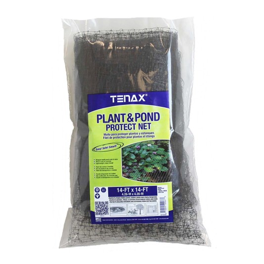 14' L x 14' H Tenax Plant and Pond Aquaculture Netting - Black