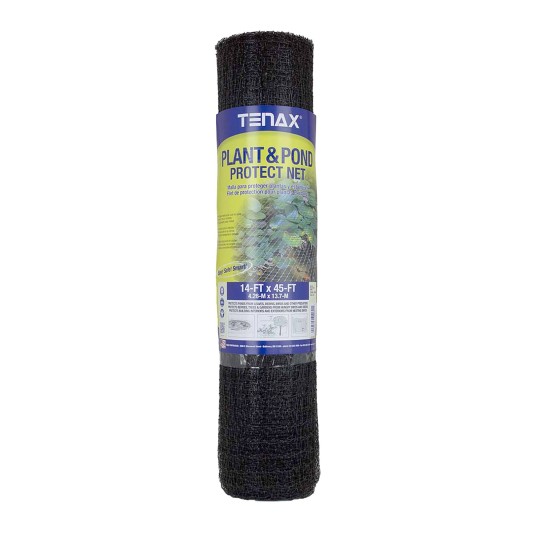 45' L x 14' H Tenax Plant and Pond Aquaculture Netting - Black