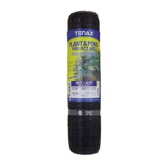 28' L x 28' H Tenax Plant and Pond Aquaculture Netting - Black