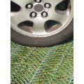 Tenax GP Flex 1800 Ground Protection 6.7' x 66' Roll - Green/Brown 1A090471 (Close Up)