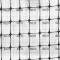 Tenax 2' x 50' Black Multipurpose Fence 60041909 (Grid Shown For Scale)