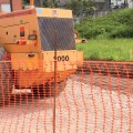 Tenax Griffin Plus Warning Barrier 4' x 100' Orange 1A170061 