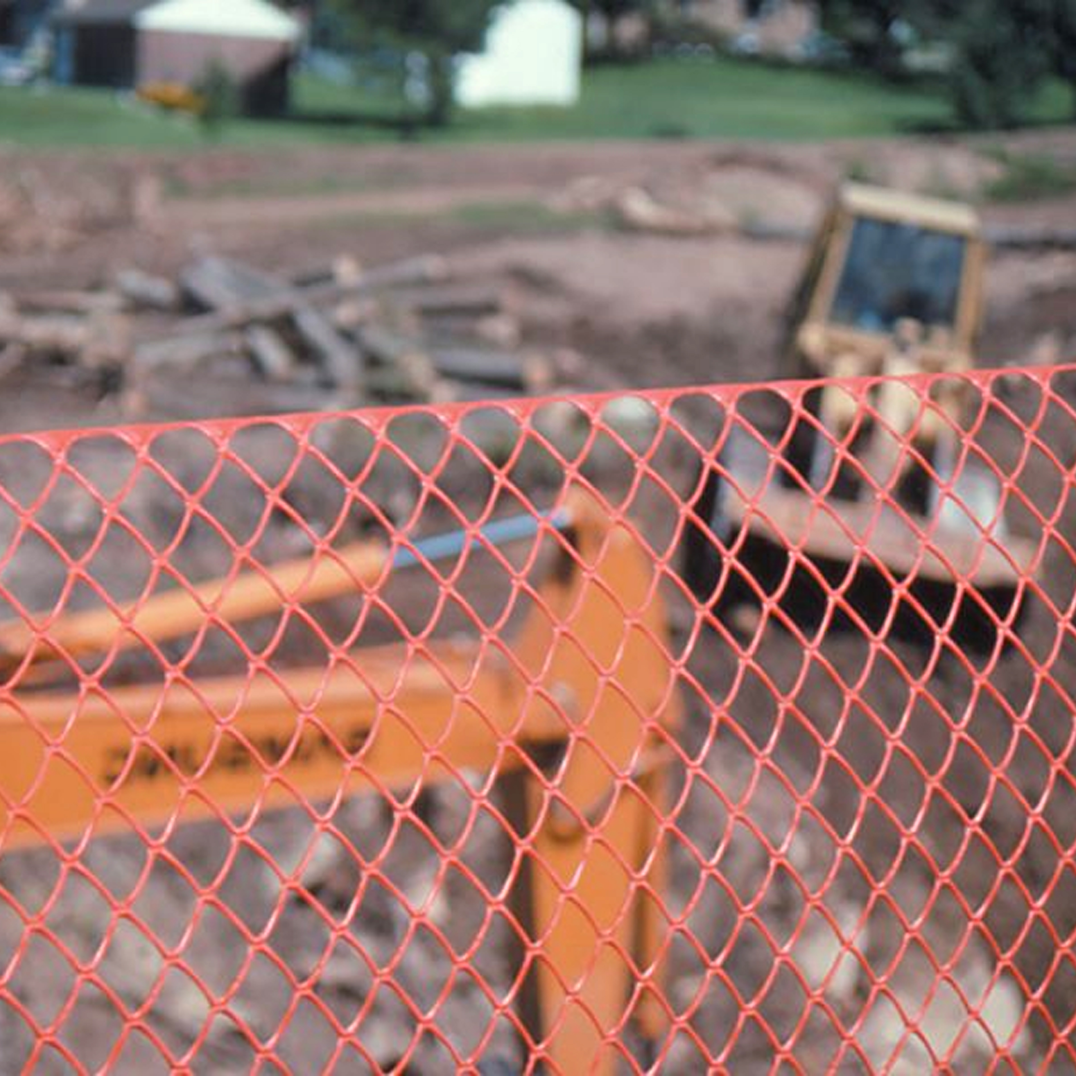 construction site safety fence